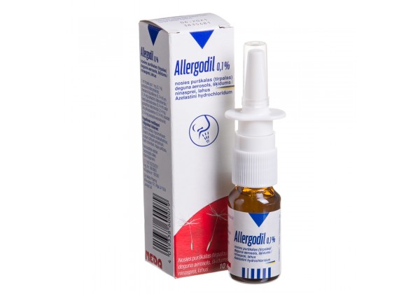 ALLERGODIL, 0,1 %, Nasal Spray, 10 ml