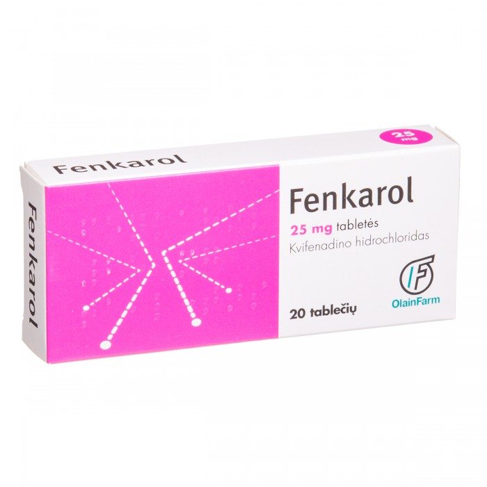 Fenkarol 25mg tablets N20