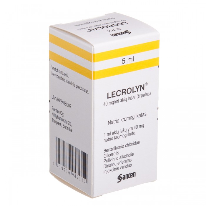 LECROLYN, 40 mg/ml, eye drops, 5 ml