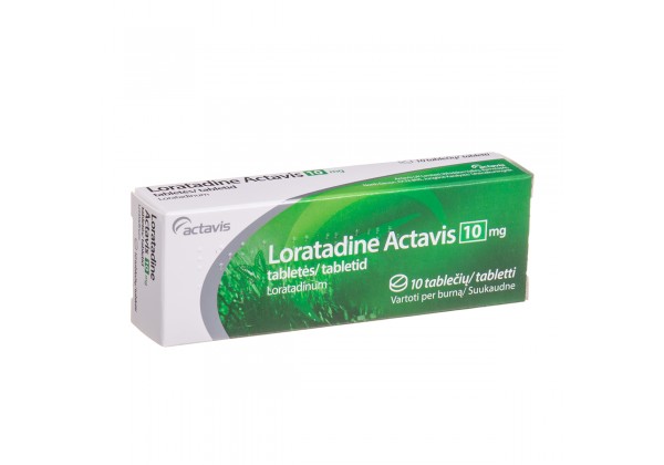 LORATADINE ACTAVIS, 10 mg, Tablets, N10