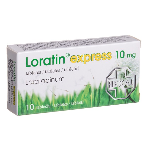 LORATIN EXPRESS, 10 mg, tablets, N10
