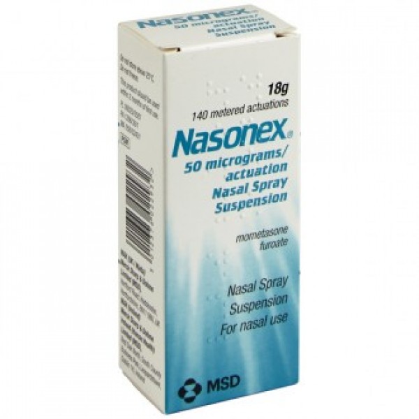Nasonex Nasal Spray (140 sprays, Mometasone)