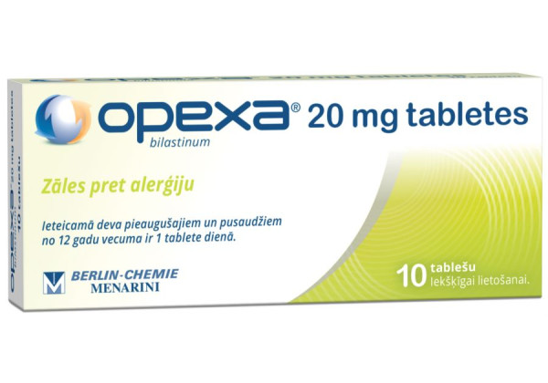 Opexa 20 mg Tablets, N10