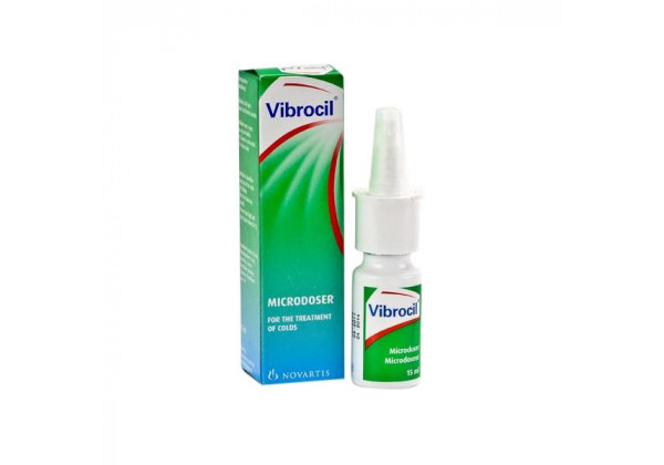 Vibrocil Nasal Spray, 2,5 MG/0,25 MG/ML, 10 ml