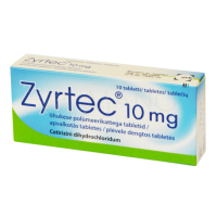 Zyrtec (Cetirizine Hydrochloride) 10 mg Tablets, N10